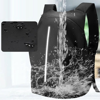 Sac à Dos Moto Étanche - Bande Réfléchissante & Porte-Casque