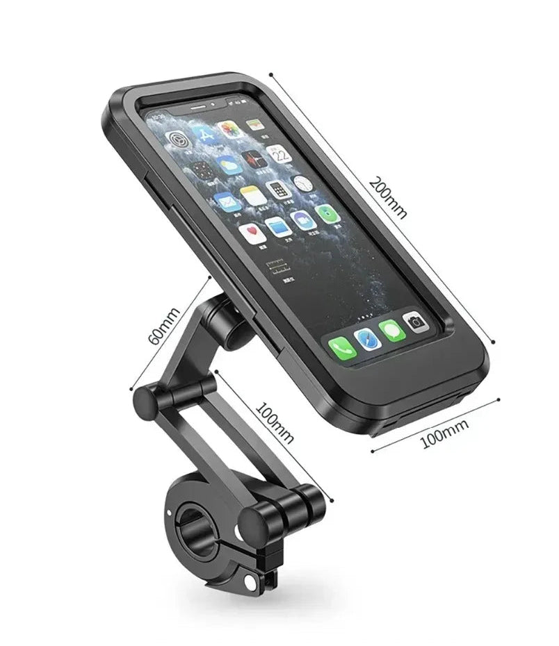 Support Smartphone Moto Étanche – Fixation Guidon Ajustable