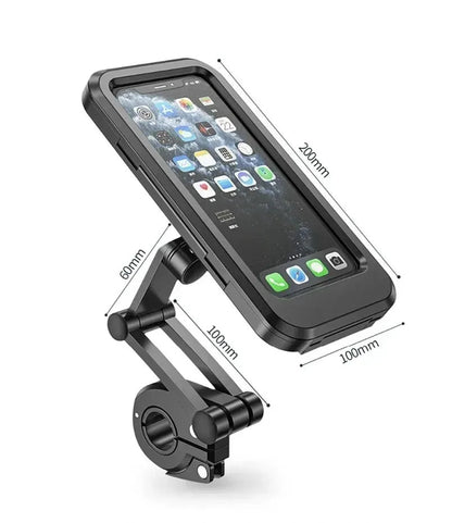 Support Smartphone Moto Étanche – Fixation Guidon Ajustable