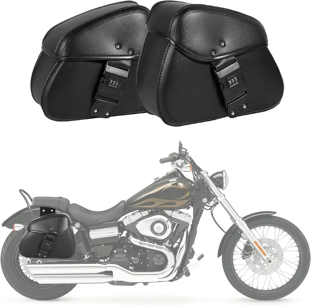 Sacoches Cavalières Moto - Verrouillables & Fixation Universelle