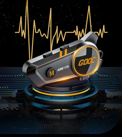 Intercom Moto Bluetooth - Audio HD & Réduction de Bruit