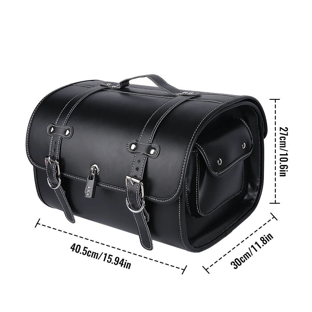 Sacoche de Selle Grande Capacité - Antivol à Combinaison & Porte-Bouteille