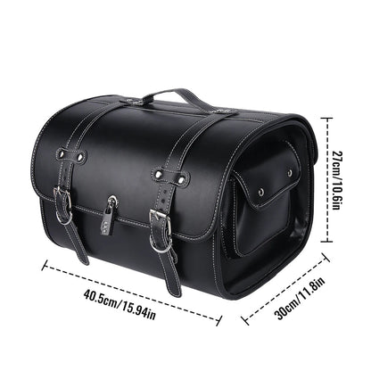 Sacoche de Selle Grande Capacité - Antivol à Combinaison & Porte-Bouteille