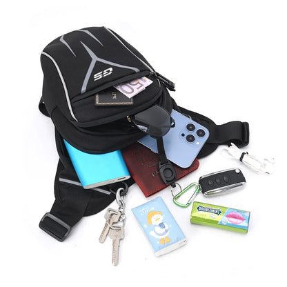 Sacoche de Jambe Moto Étanche – Design Réfléchissant & Grande Capacité