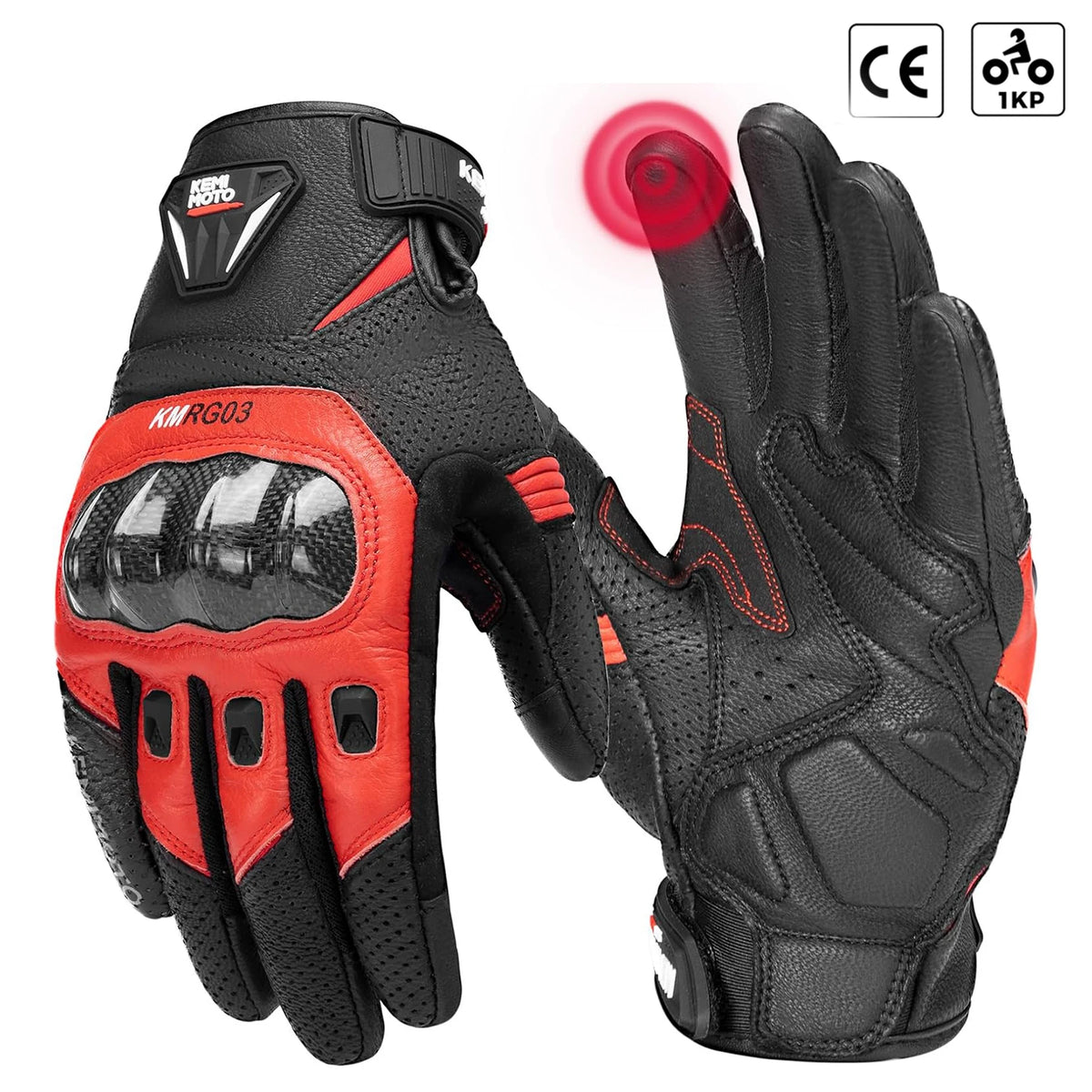 Gants Moto Étanches – Protection Renforcée & Compatible Écran Tactile