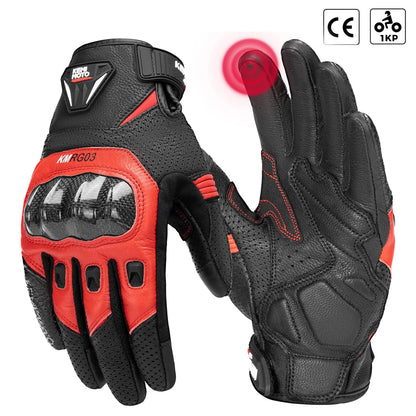 Gants Moto Étanches – Protection Renforcée & Compatible Écran Tactile