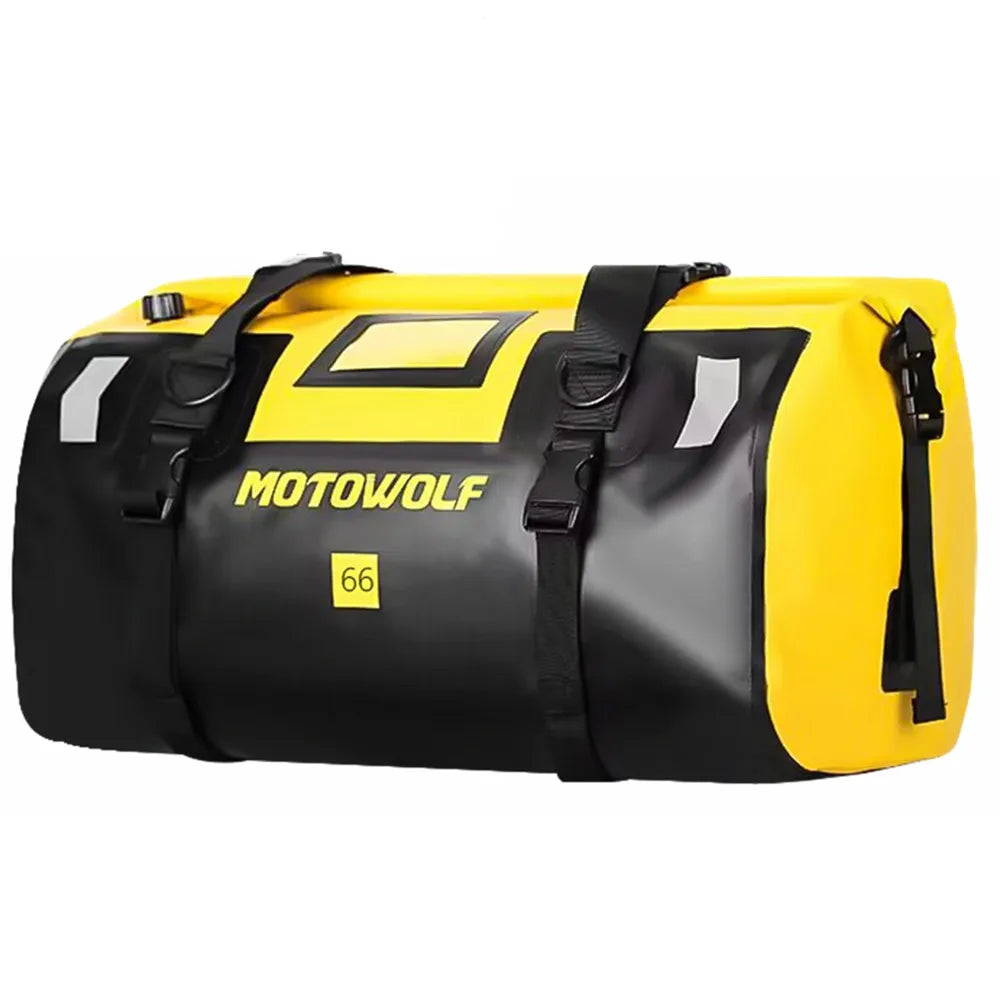 Sacoche de Selle Moto Étanche 100% Waterproof - Fixation Selle & Grande Capacité