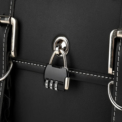 Sacoches Cavalières Moto Vintage – Cuir Synthétique & Serrure Sécurisée