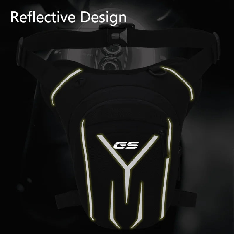 Sacoche de Jambe Moto Étanche – Design Réfléchissant & Grande Capacité