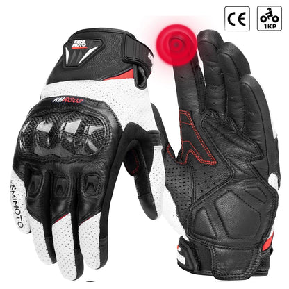 Gants Moto Étanches – Protection Renforcée & Compatible Écran Tactile