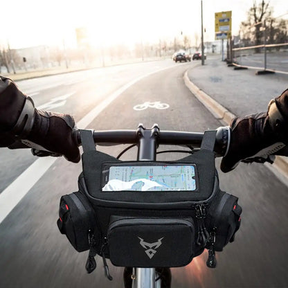 Sacoche Guidon Moto avec Support Smartphone - Surface Tactile