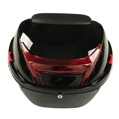 Top Case Moto Rigide - Dosseret Passager & Réflecteurs