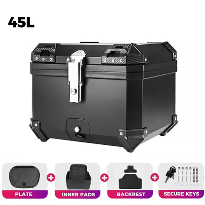 Top Case Moto Rigide – Sécurisé & Ultra Résistant