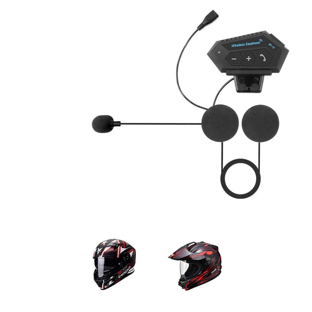 Intercom Moto Bluetooth Universel – Audio HD & Double Connexion
