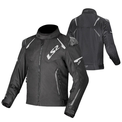 Veste Moto Homme Imperméable Toutes Saisons – Doublure Chaude Amovible & Protections Incluses