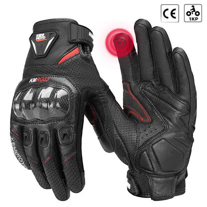 Gants Moto Étanches – Protection Renforcée & Compatible Écran Tactile