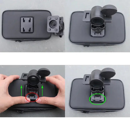 Support Smartphone Moto Étanche – Fixation Guidon Universelle & Écran Tactile