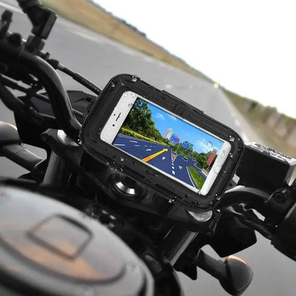 Support Smartphone Moto Étanche – Fixation Guidon Universelle & Écran Tactile