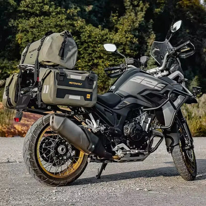 Sacoches Cavalières Moto 60L - Bandes Réfléchissantes