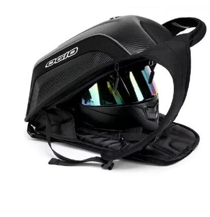 Sac à Dos Moto Rigide - Aérodynamique & Porte-Casque Intégré