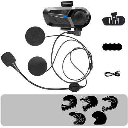 Intercom Moto Bluetooth Universel – Audio HD & Appels Mains Libres