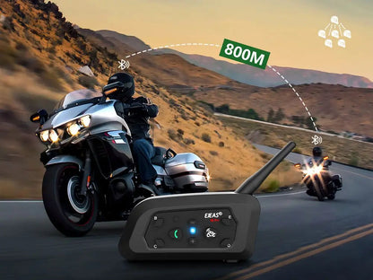 Intercom Moto Bluetooth - Longue Autonomie & Étanche