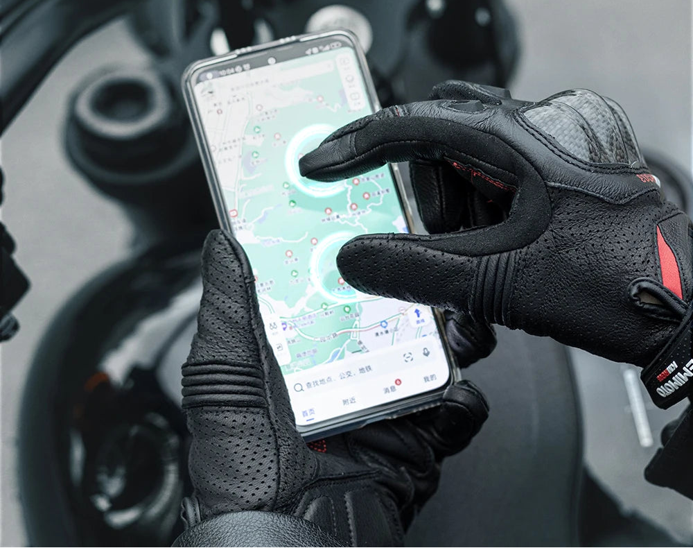 Gants Moto Étanches – Protection Renforcée & Compatible Écran Tactile