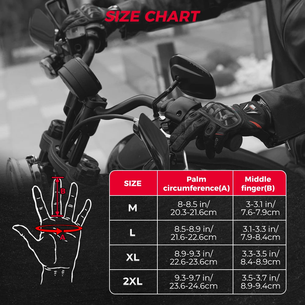 Gants Moto Étanches – Protection Renforcée & Compatible Écran Tactile