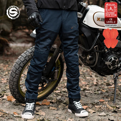 Pantalon Moto Homme Respirant – Protections Incluses & Confort Renforcé