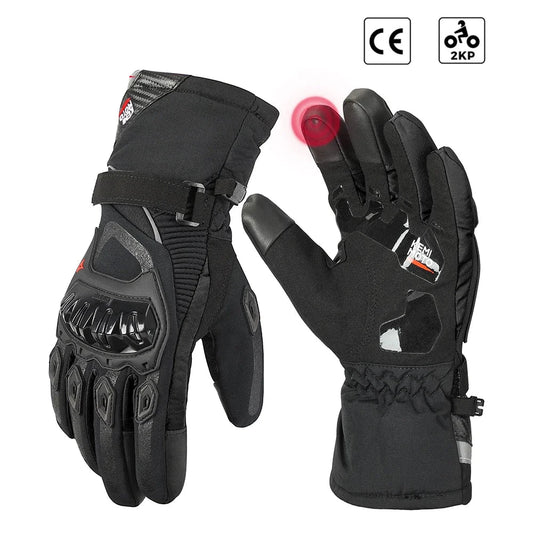 Gants Moto Étanches & Tactiles – Coque Rigide & Protection Renforcée