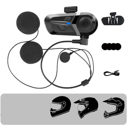 Intercom Moto Bluetooth Universel – Audio HD & Appels Mains Libres