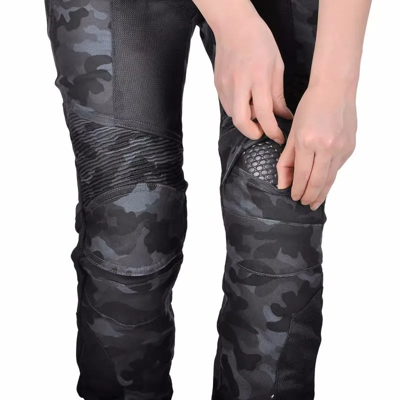 Pantalon Moto Femme Renforcé – Style Urbain & Protections Amovibles