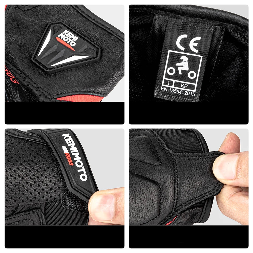 Gants Moto Étanches – Protection Renforcée & Compatible Écran Tactile