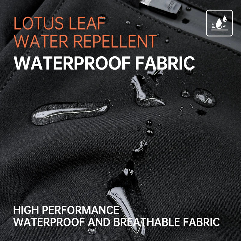 Pantalon Moto Homme Coupe-Vent & Imperméable – Doublure Chaude