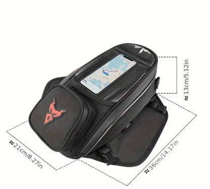 Sacoche de Réservoir Moto Étanche – Écran Tactile Navigation & Grande Capacité
