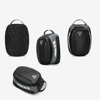 Sacoche de Réservoir Moto Magnétique Rigide – Coque EVA & Bandes Réfléchissantes