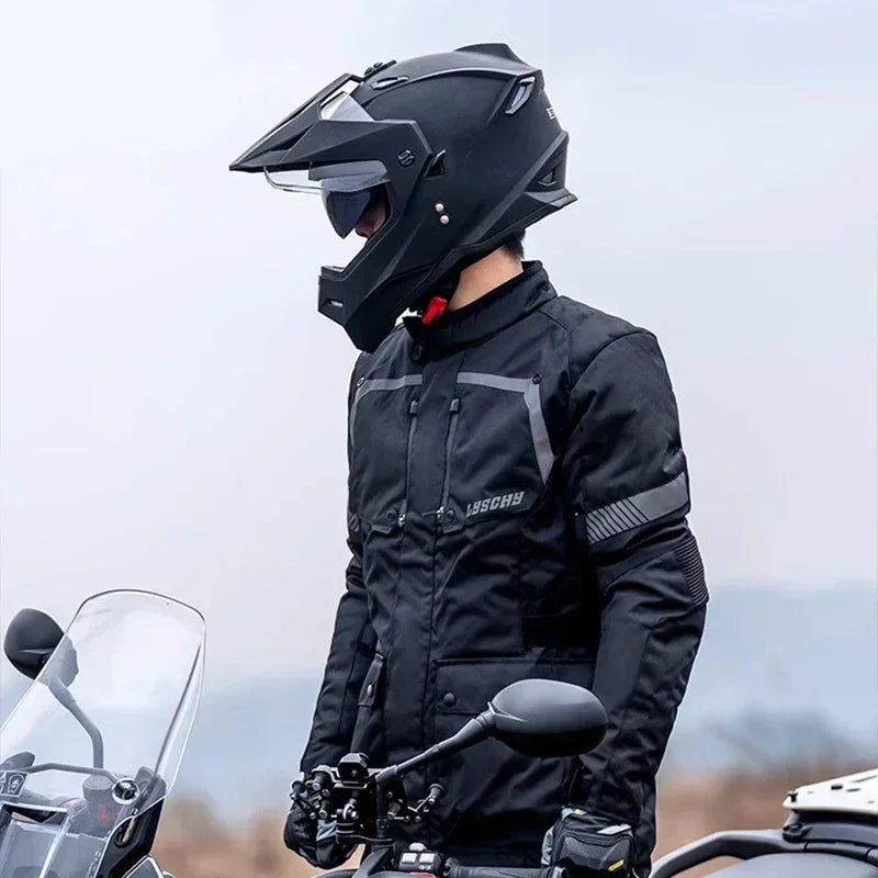 Veste Moto Homme Polyvalente – Imperméable & Prédisposée Protections