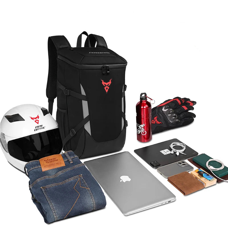 Sac à Dos Moto - Étanche & Porte-Casque