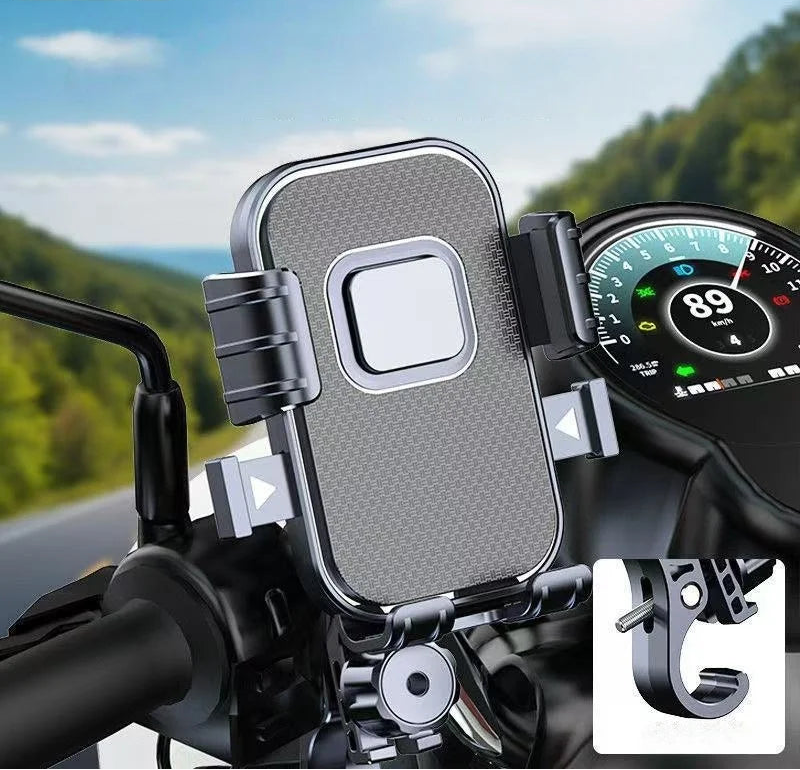 Support Smartphone Moto Antivibration – Fixation Guidon Sécurisée