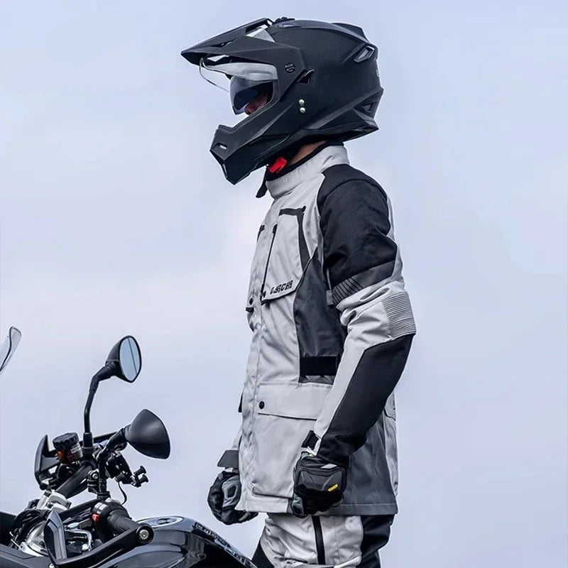 Veste Moto Homme Polyvalente – Imperméable & Prédisposée Protections