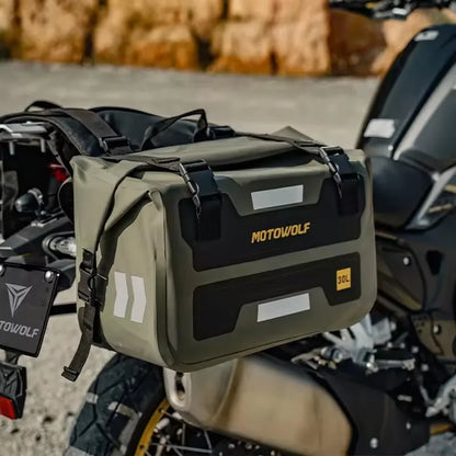 Sacoches Cavalières Moto 60L - Bandes Réfléchissantes