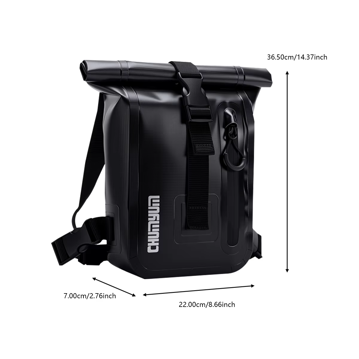 Sacoche de Jambe Moto Étanche – Grande Capacité & Fermeture Roll-Top