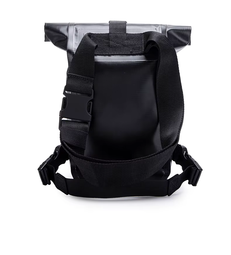 Sacoche de Jambe Moto Étanche – Grande Capacité & Fermeture Roll-Top