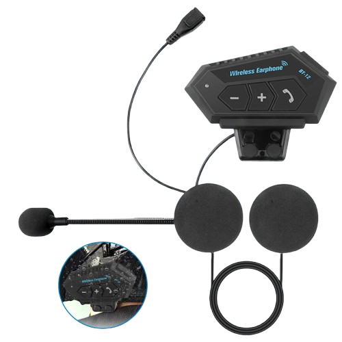 Intercom Moto Bluetooth Universel – Audio HD & Double Connexion